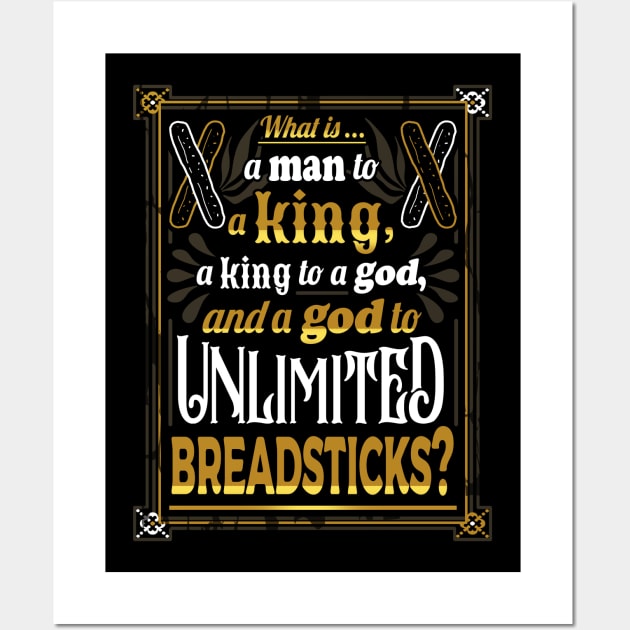 Unlimited Breadsticks Wall Art by Exiled Prints